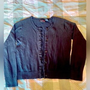 Kershies Black Button Sweater size XL